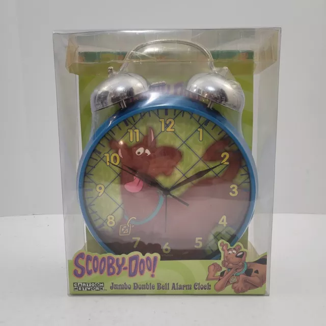 Scooby-Doo Jumbo Double Bell Alarm Clock New Rare!