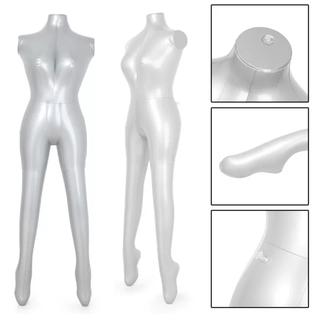 Compact and Economical Inflatable Female Torso Model for Retail Displays