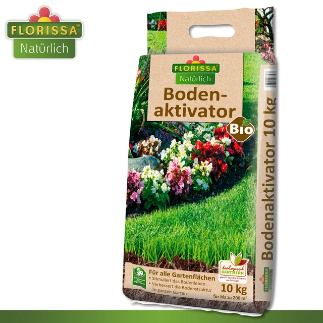 Florissa 10 KG Activateur de Sol Conditionneurs pour Pelouse Et Jardin