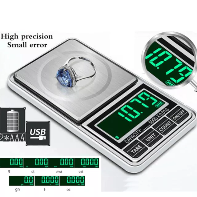 Digital Electronic Small LCD Pocket Scales for Weighing Gold Jewellery Herbs