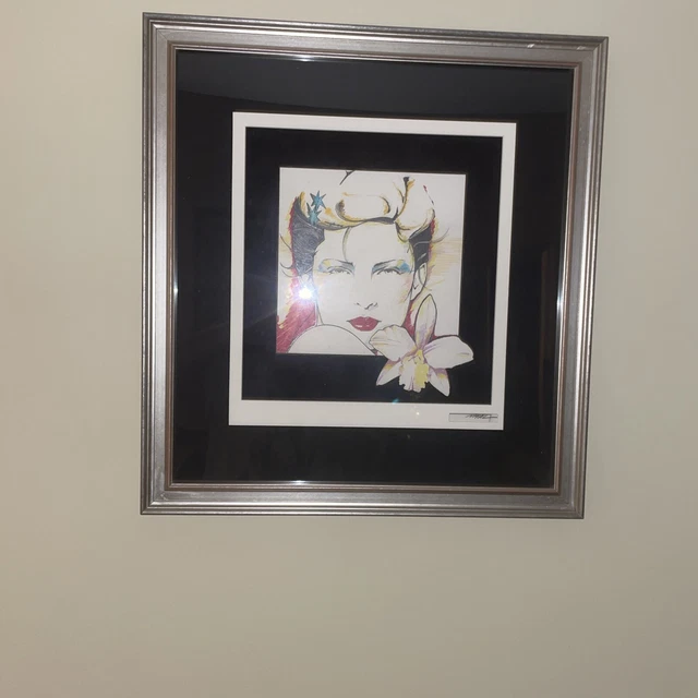 patrick nagel original Mixed Media On Board hand signed patrick nagel original Mixed Media On Board hand signed
