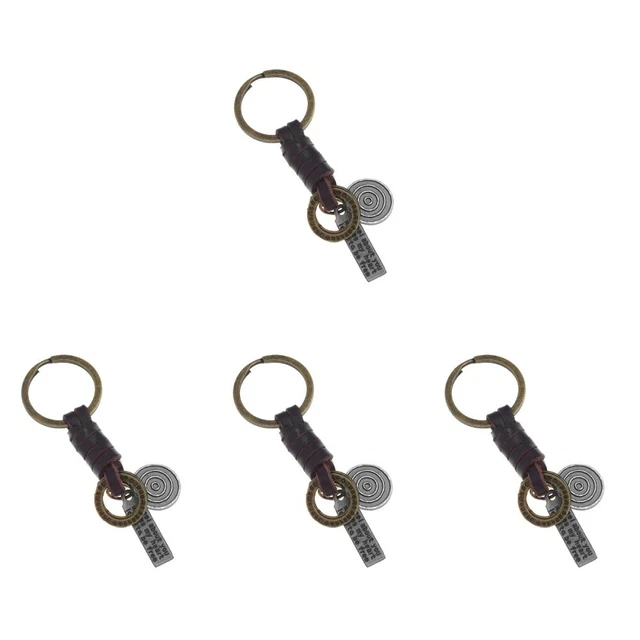 4pcs  Car Keychain Sac Hanging Key Ring Purse Key Chain Vintage Sac Vintage