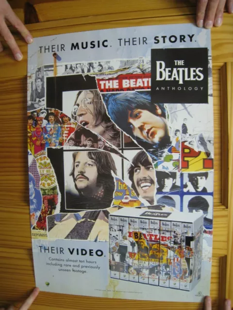 The Beatles Poster Antologia Their Musica Story Video George Harrison