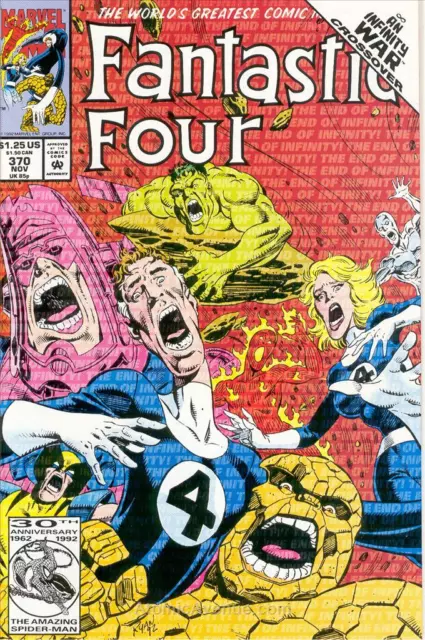 Fantastic Four (Vol. 1) #370 VF/NM; Marvel | Infinity War Tom DeFalco - we combi