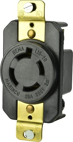 Marinco Marinco 2015R Twist Lock Plug Receptacle 250V 30A 2015R