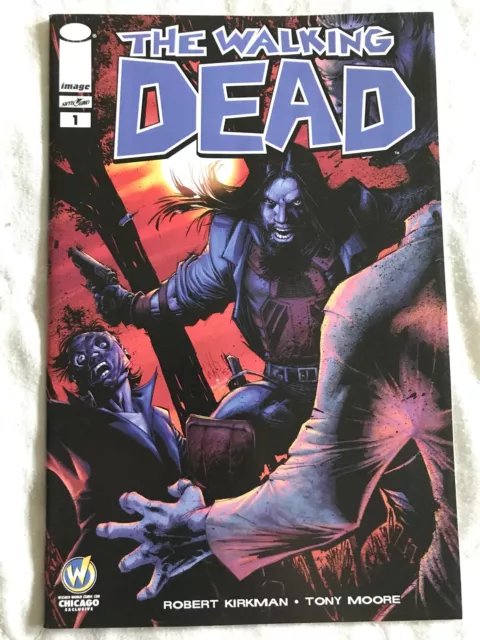 Walking Dead 1 2015 Image NM - Wizard World Chicago Comic Con Portacio Variant