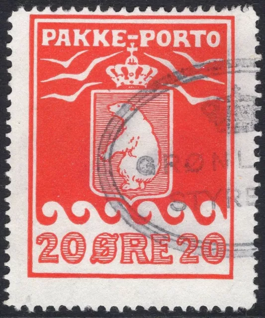 Greenland Q6 Parcel Post Pakke-Porto Polar Bear. FACIT P9 Used 