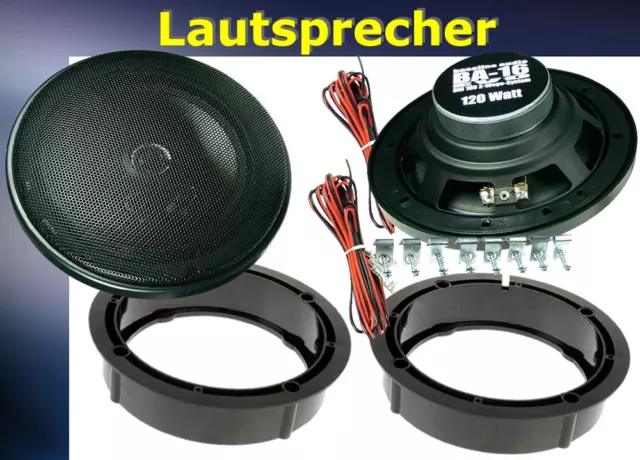 = Lautsprecher Einbau Set  passend für VW Golf 4 vorne  240Watt ~