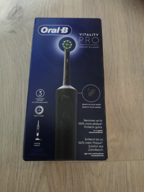 Oral-B Oral-B Vitality Pro D103, Elektrische Zahnbürste, schwarz