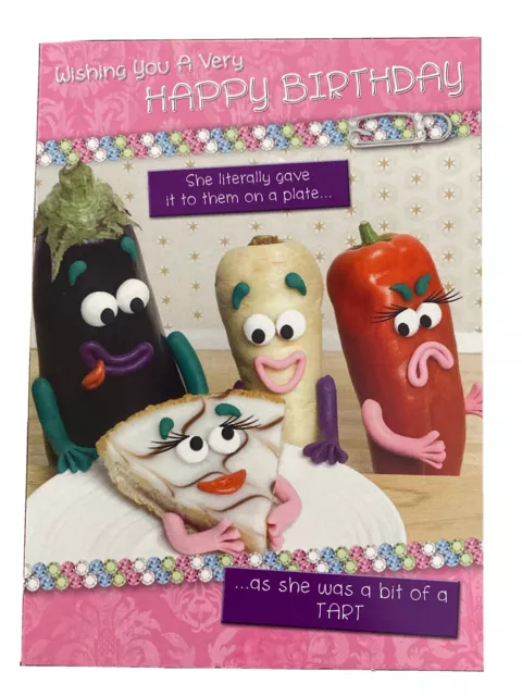 Happy Birthday Greeting Card- Humour - Funny- Comic