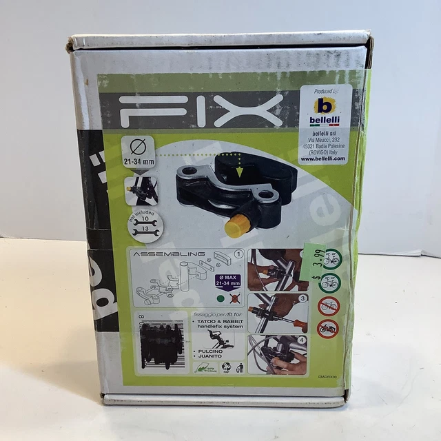 Bellelli Bicycle Handlefix Clamp For Tatoo & Rabbit System., New In Box, Sealed