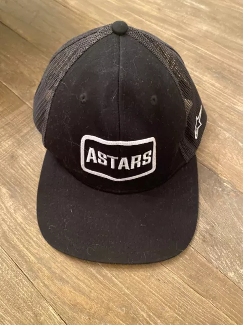 Alpinestars ASTARS Mesh Back Trucker Cap Hat Men's One Size OS Black Color