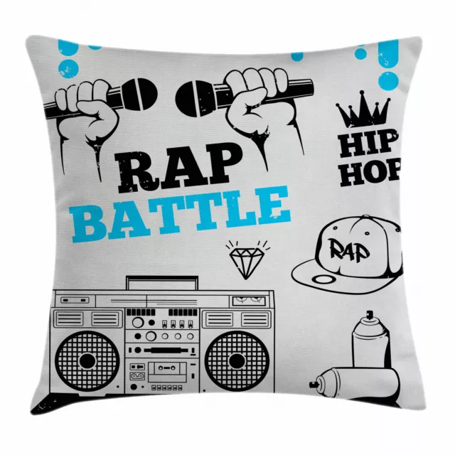 Hip hop Housse de Coussin Freestyle Rap Duel