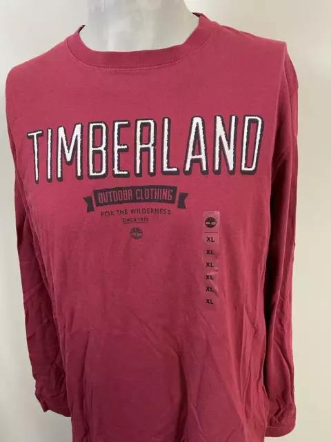 Timberland  Men's LONG SLEEVE TURQUOISE  T-Shirt 6208J-600 SIZE : S