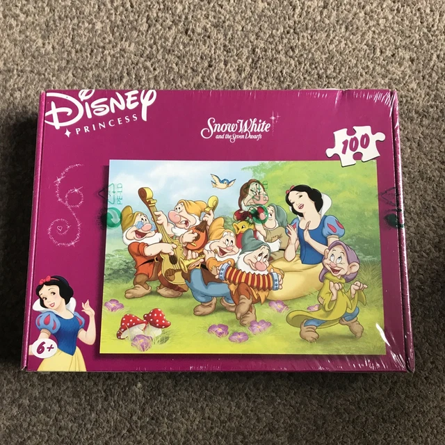 DISNEY PRINCESS SNOW White And The Seven Dwarfs Jigsaw Puzzle New ...
