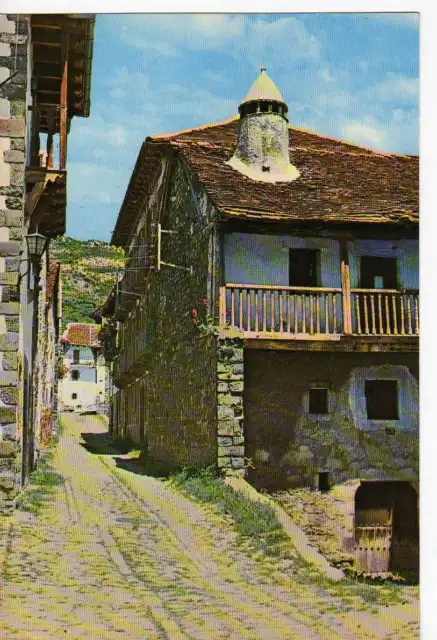 Postal Anso (Pirineo Aragonés) Casa típica.