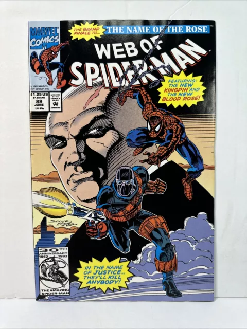 Web of Spider-Man #89 Marvel 1992 Blood Rose Alex Saviuk NM 9.4