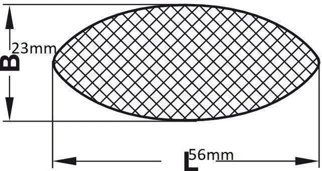50 X Hafele Taille 20 Hêtre Biscuit 56 x 23mm en Bois Biscuit