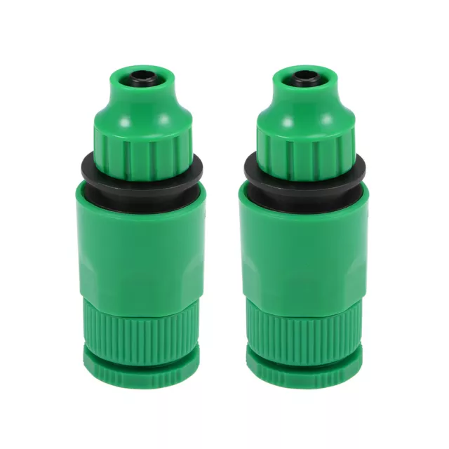 Robinet Rapide Connecteur 1/2 3/4 Filet Tube Adaptateur Raccord 8/12 OD 2Pcs