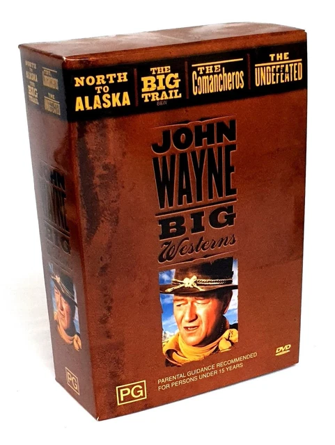 JOHN WAYNE BIG Westerns 4DVD Box Set North to Alaska-The Big Trail ...
