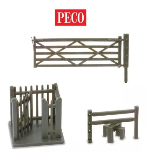 Lineside Gates & Stiles Peco LK-86