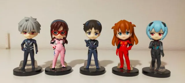 Set di figure BANDAI Evangelion PRIMOSTYLE da 5 pezzi set completo