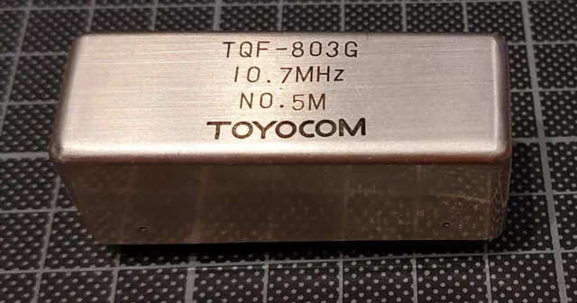 1 Quarzfilter TOYOCOM TQF-803G 10.7MHz