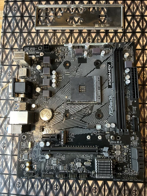 ASROCK A520M-HDV AMD AM4 Micro-ATX Motherboard M.2 DDR4 £49.99 ...