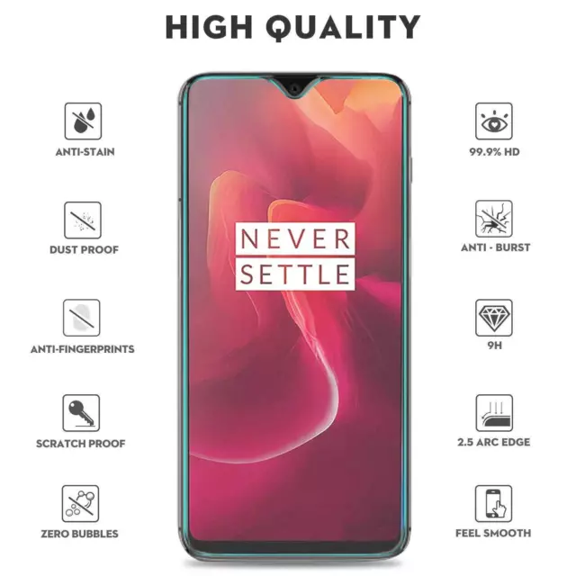 Tempered Glass LCD Screen Protector Film Guard For OnePlus 6 2