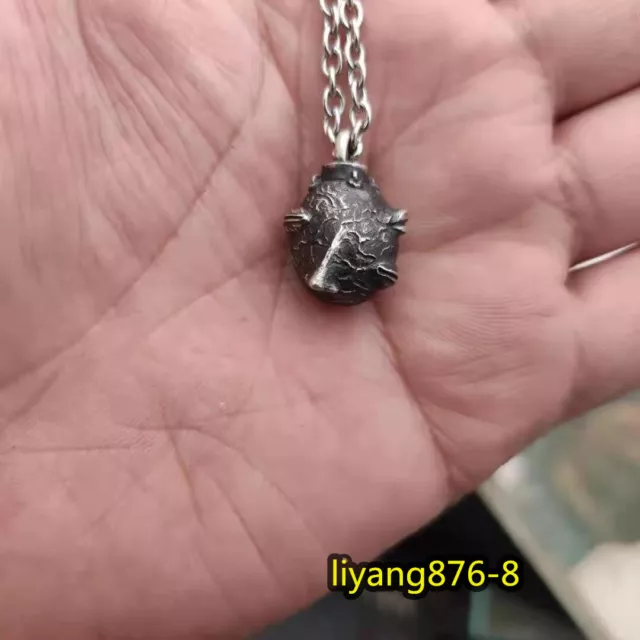 Anime Berserk Gut Egg Of King Behelit Griffith 925 Silver Pendant Necklace Gift