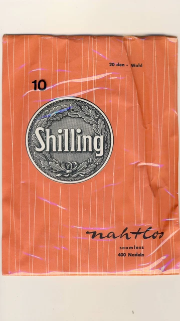 Calze in nylon anni 60 SCHILLING taglia 10-92 cm - nylon/calze in perle/calze da donna (33