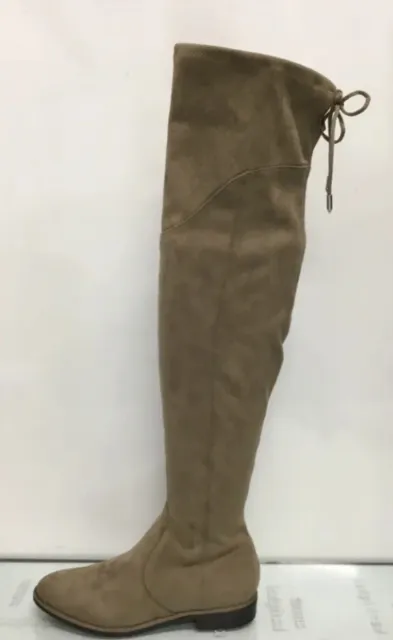 Marc Fisher Alinda Over The Knee Boots Light Brown Taupe Womens Size 6 M.