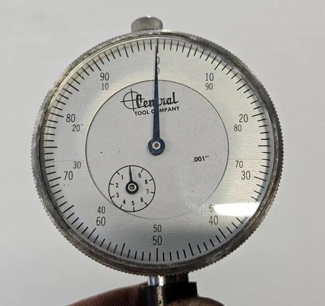 Vintage Central Tool Cranston, RI Company Universal Dial Test Indicator 6