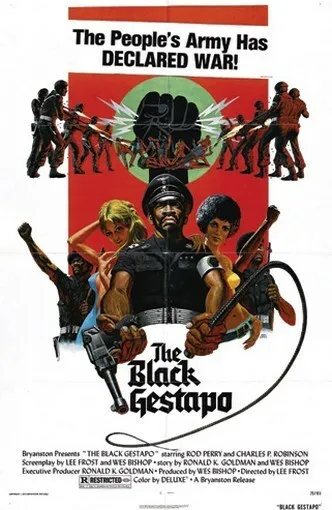THE BLACK GESTAPO MOVIE POSTER People's Army RARE NEW