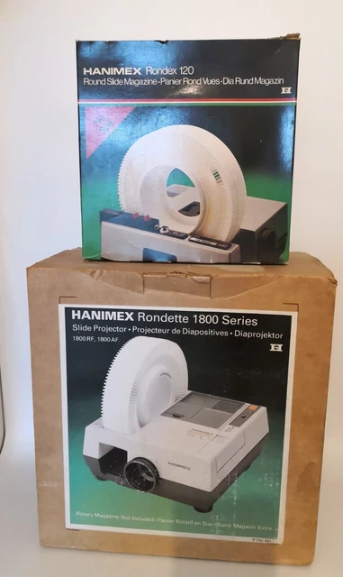 Proyector De Diapositivas Hanimex Rondette 1800 Rf + Reparaciones Remotas