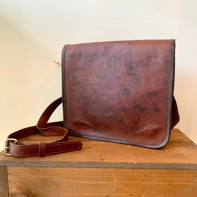 24 " Messager Cuir Sac à Main Épaule Femme Ordinateur Portable Bandoulière