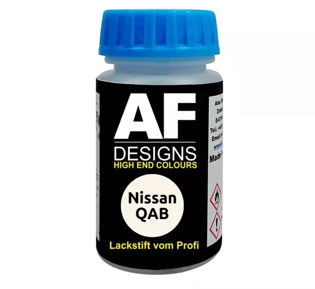 Lackstift für Nissan QAB White Perl schnelltrocknend Tupflack Autolack