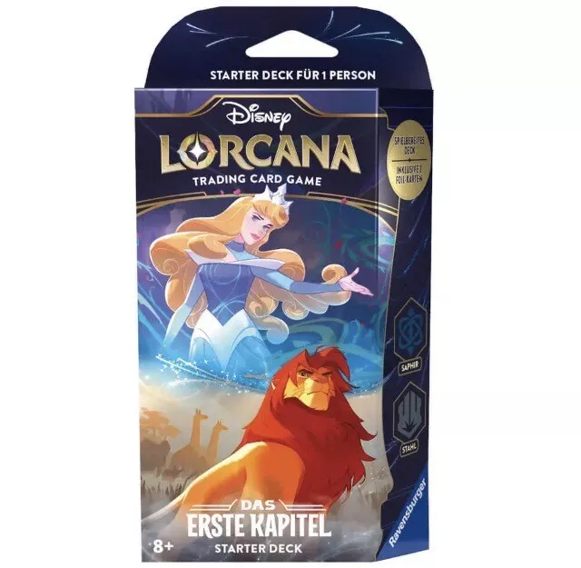 Disney Lorcana Trading Card Game: Das Erste Kapitel - Starter Deck Saphir und St