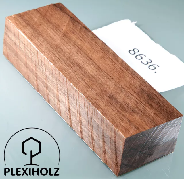 Walnut handle block stabilized | 120x40x28 | plexi wood | 8636