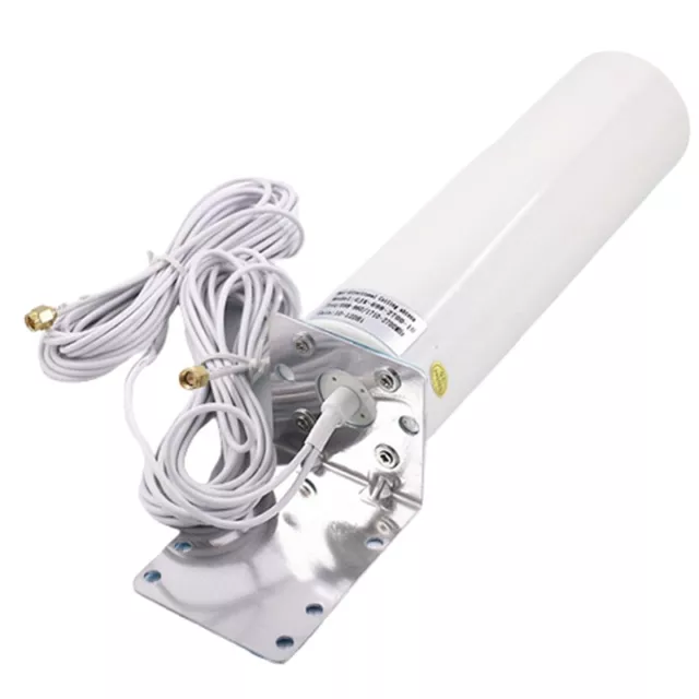 1X(Antenne WiFi 4G LTE Antena SMA 12DBi Omni Antenne Mâle 5M Double Câble 2, f1r