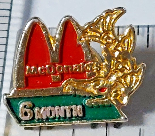 McDonald's 6 MONTH Lapel Pin (050923)