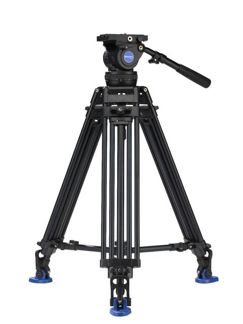 BENRO BV10 Kit Pro Trépied + Tête Vidéo Fluide Capacité 10Kg