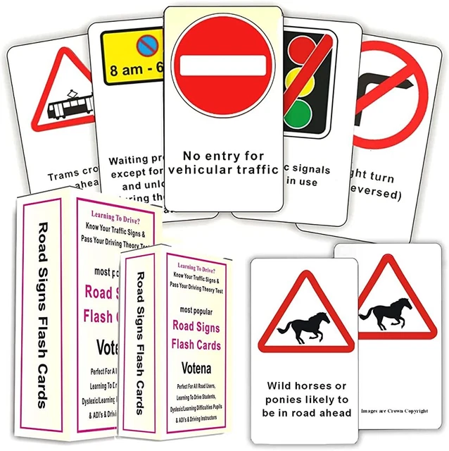 HIGHWAY CODE 2022 UK DVLA Road Signs Flash Cards UK Driving Theory Test