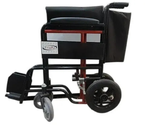 Ruedas para silla de ruedas Juego de silla negra plegable manual de algodón...