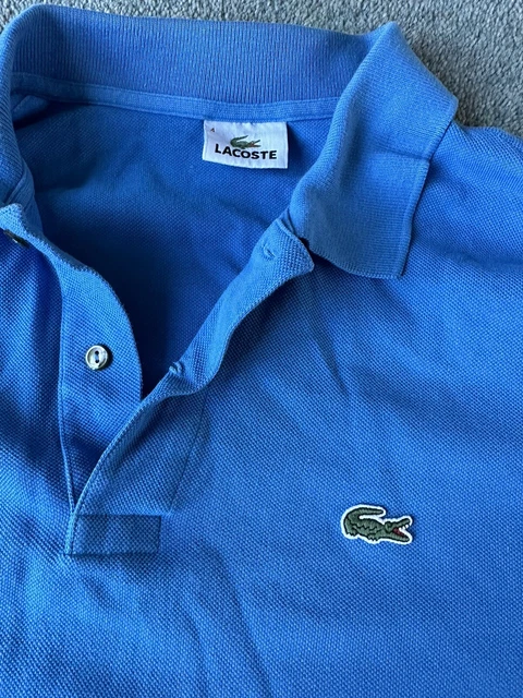 Polo Lacoste blu reale taglia 4 vera fila tacchini