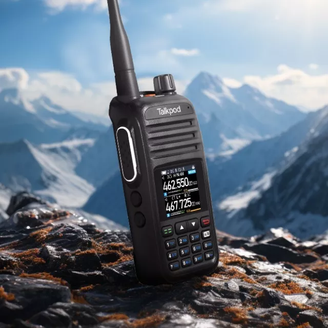 Talkpod A36Plus Walkie Talkie 5W 512 Canales UHF/VHF Largo Alcance Profesional