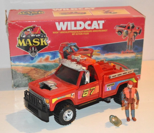 M.A.S.K. - Kenner - Wildcat with Buddie Clutch Hawks (U.S.A