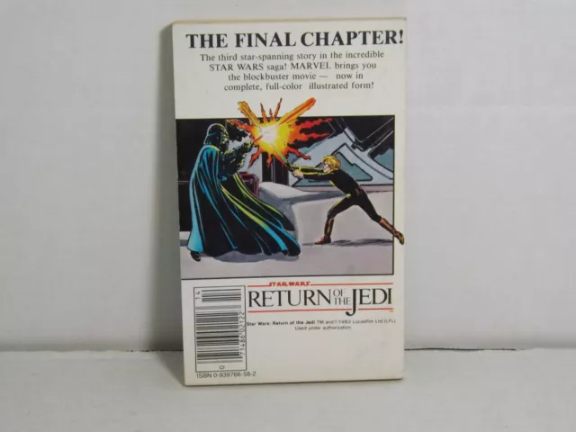 Marvel Graphic Novel Return of the Jedi First Edition Comic Book Digest Size 2