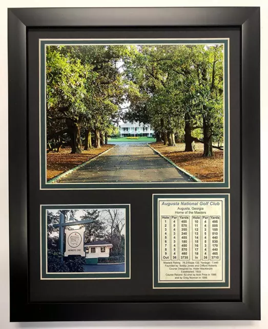 Legends Never Die Augusta National Golf Course Magnolia Lane Framed 8x10 Photo
