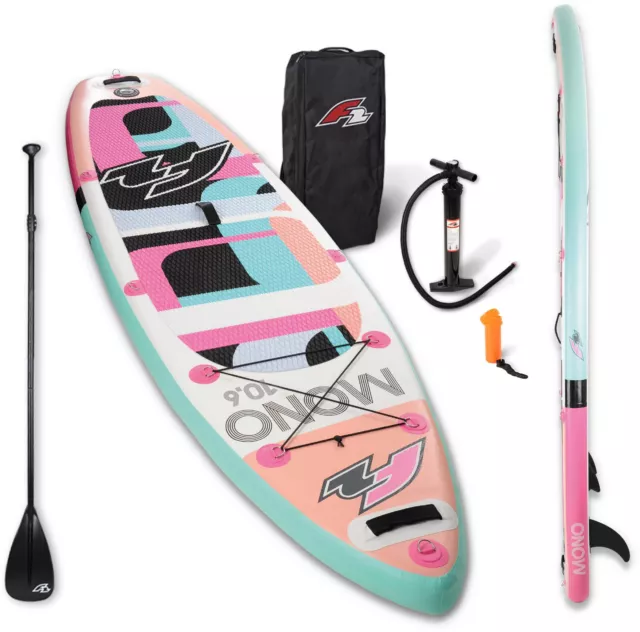 F2 Mono 10,5 Damen Stand Up Paddle Board SUP Paddel Set 320 cm SALE NEU